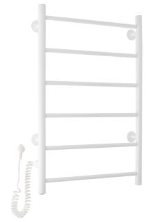 Полотенцесушитель электрический Domoterm Классик DMT 109-6 50х80 EK L белый